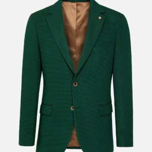 Blazer mit schmaler Passform und glattem Stoff