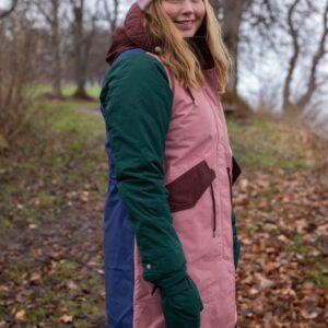 Wintermantel aus Baumwoll-Nylon-Mischung wasserdicht und atmungsaktiv