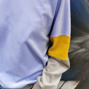 Alternative view of Sweatshirt aus Bio-Baumwolle im Colourblock-Design