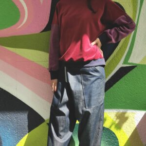 Alternative view of Sweatshirt im Colourblock-Design aus Baumwollmischung