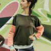 Sweatshirt aus Bio-Baumwolle im Colourblock-Design