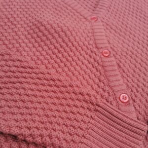 Baumwoll Cardigan in dusty rose für Ladies von About Betty