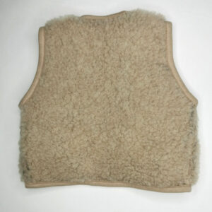 Alternative view of Baby Wollweste aus reiner Wolle mit Druckknopf und lockerem Schnitt