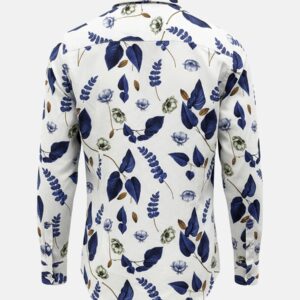 Alternative view of Hemd mit botanischem Muster und leichter Passform