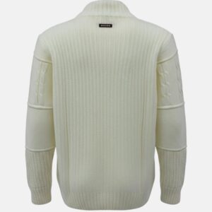 Alternative view of Strickpullover mit strukturierter Oberfläche und Stehkragen